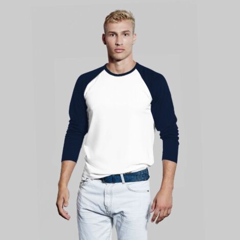 Weiß / Navy - Front